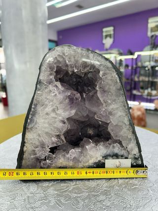 Geoda de Amatista Violeta y Cuarzo de Brasil 5,5k