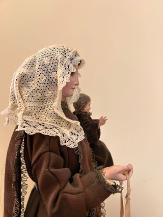 Virgen del Carmen Capipota. Talla madera policroma