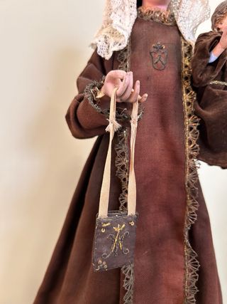 Virgen del Carmen Capipota. Talla madera policroma