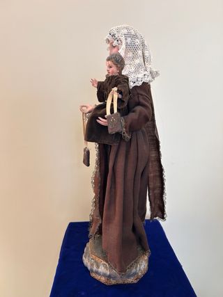 Virgen del Carmen Capipota. Talla madera policroma