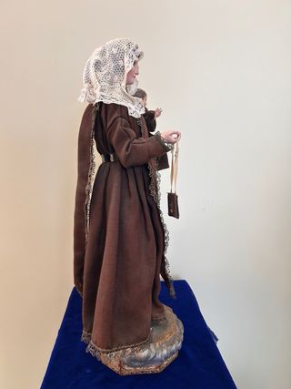 Virgen del Carmen Capipota. Talla madera policroma