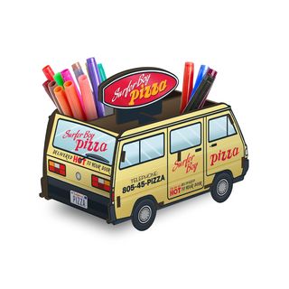 Organizador Stranger Things Surfer Boy Pizza Van