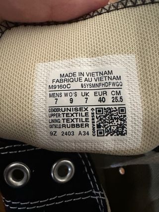 Converse All Star High Unisex. Talla 40