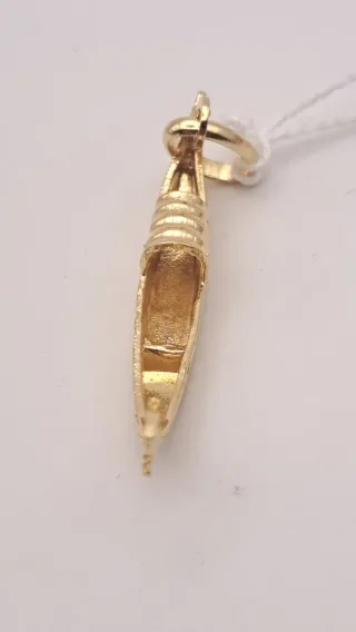 Colgante Oro 18k Barco Gondola