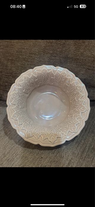 Prato Fundo/Saladeira Primark Home Cerâmica Bege