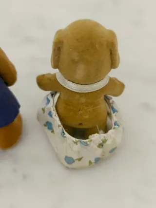 Figuras perro padre e hija