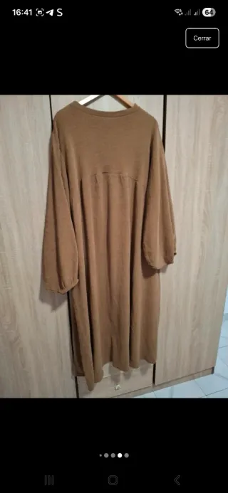 Vestido punto largo invierno Talla única