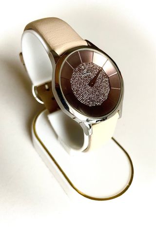 Reloj Festina Mujer Beige y Plateado