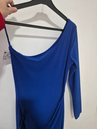 Vestido largo azul fiesta/boda talla M