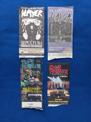 Colección 20 entradas conciertos antiguas