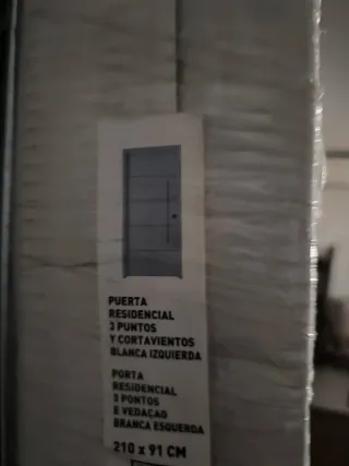 Puerta blindada apertura derecha