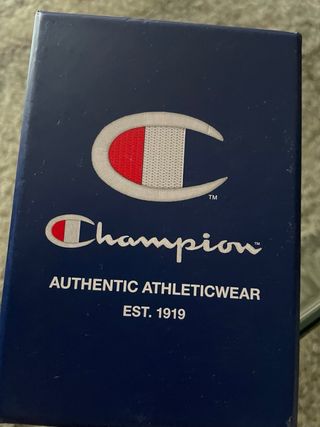 Cartera Champion Gris con Logo