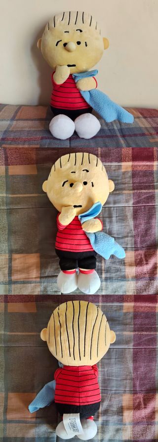 Set 3 peluche Peanuts: Charlie Brown, Linus, Lucy