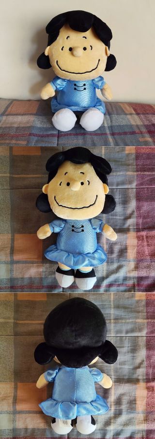 Set 3 peluche Peanuts: Charlie Brown, Linus, Lucy