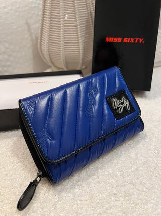 Cartera Miss Sixty Azul Mujer