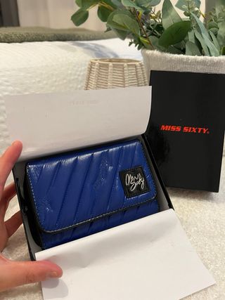 Cartera Miss Sixty Azul Mujer