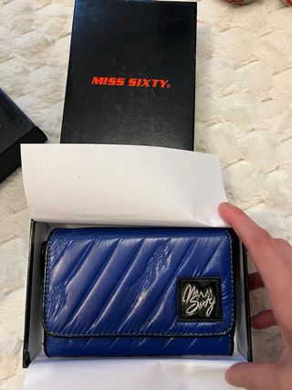 Cartera Miss Sixty Azul Mujer