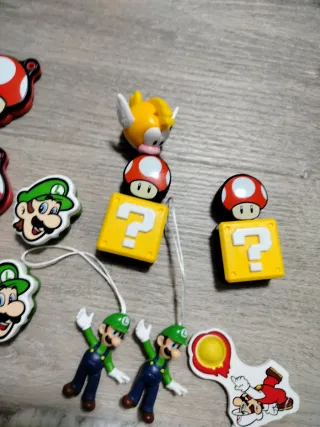 Lote Figuras Mario Bros y Accesorios