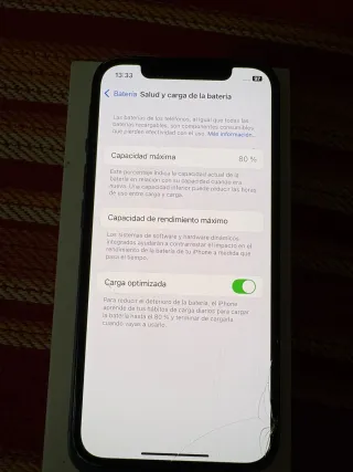 iPhone 12 128GB con golpe en esquina