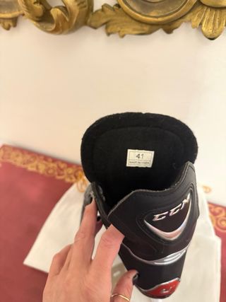 Pattini da ghiaccio uomo neri