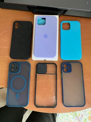 iPhone 12 Azul 128GB + Fundas