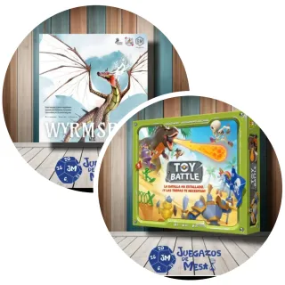 Juegos de Mesa Wyrmspan y Toy Battle