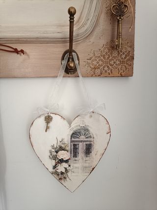 Corazón Decoración Shabby Chic núm. 59