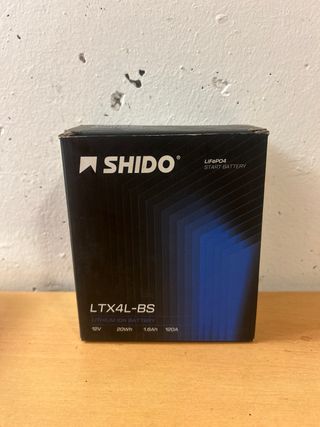 Batería Litio SHIDO LTX4L-BS LiFePO4