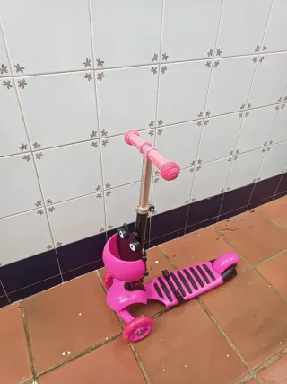 Patinete infantil 3 ruedas rosa