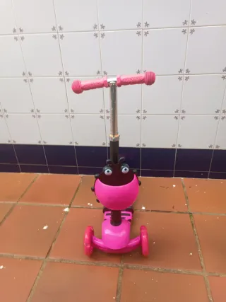 Patinete infantil 3 ruedas rosa