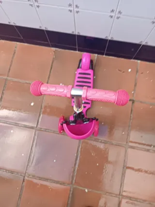 Patinete infantil 3 ruedas rosa