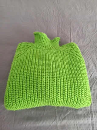 Jersey de invierno verde vivo