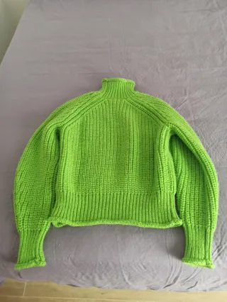 Jersey de invierno verde vivo
