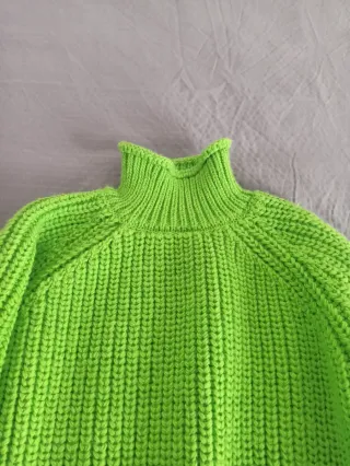 Jersey de invierno verde vivo