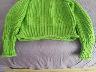Jersey de invierno verde vivo