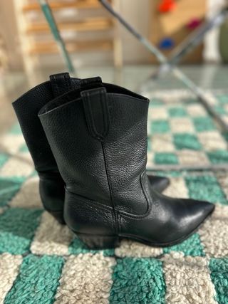 Botas cowboy Uterqüe negras