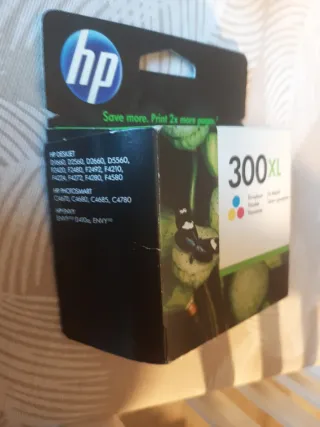 Lote Tintas HP 301XL Negro y 300XL Tricolor