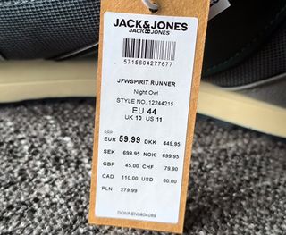 Zapatillas hombre JACK & JONES talla 44 (NUEVAS)