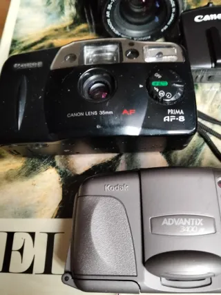 Lote Cámaras Konica, Canon, Kodak Vintage