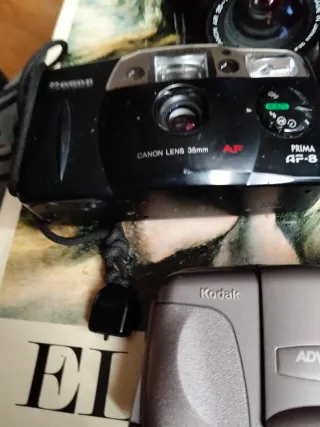 Lote Cámaras Konica, Canon, Kodak Vintage