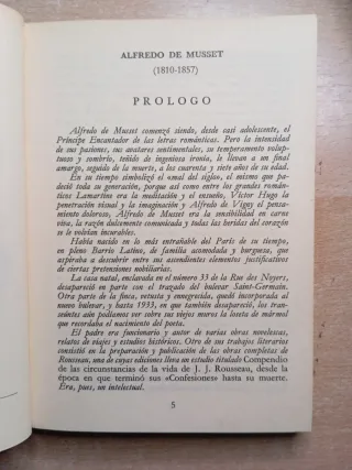 Mimi Pinson y otras historias. Alfredo de Musset.
