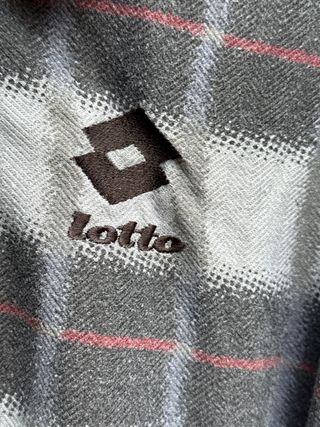 Polo Lotto Cuadros Gris y Rosa