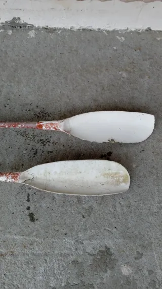 Kayak naranja con remolque