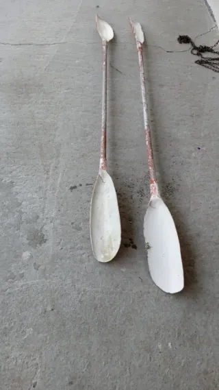 Kayak naranja con remolque