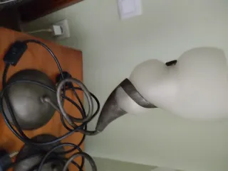 Lampade da tavolo in metallo e cristallo