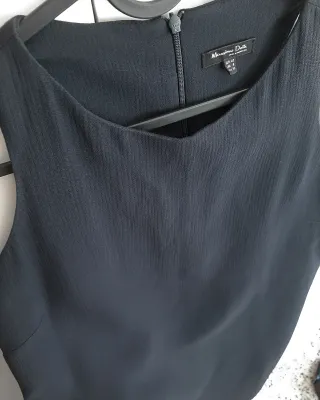 Vestido mini Massimo Dutti Azul Marino