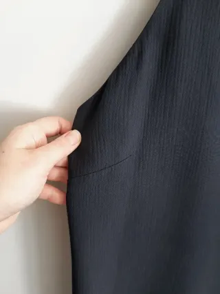 Vestido mini Massimo Dutti Azul Marino