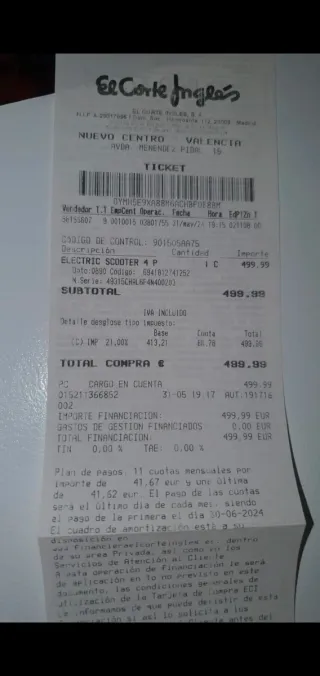 Patinete Eléctrico Xiaomi scooter 4 Pro Plus