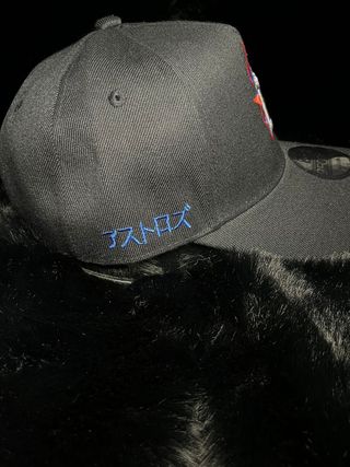 Gorra New Era Houston Negra con Logo H Llamas Fueg