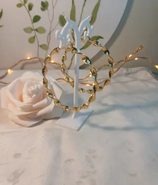 Pendientes Aro Grande Grecia Chapado Oro 18k